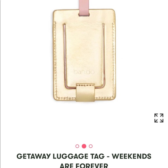 Ban.do Weekends Are Forever Luggage Tag - Picture 2 of 6